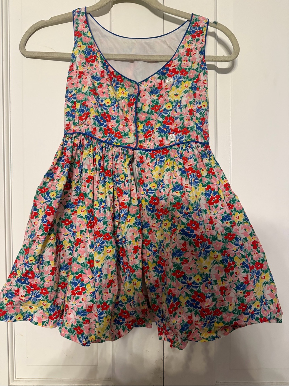 Polo Ralph Lauren Girls Size 6 Floral Fit & Flare Dress